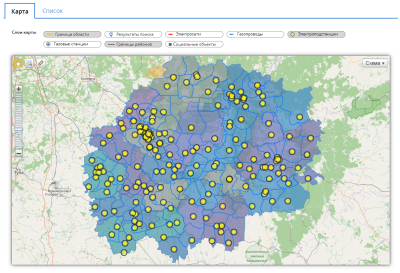 Завершены работы по актуализации слоев инвестиционной карты Рязанской области