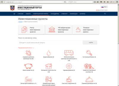 Итоги 2016 года: портал Ростовской области invest-don.com соответствует требованиям инвестиционного стандарта АСИ