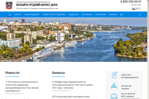 Интернет-Фрегат подведены итоги сопровождения портала малого и среднего предпринимательства mbdon.ru в 2016 году