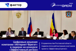 Наша разработка высоко оценена в рамках проекта «Эффективный регион» Ростовской области