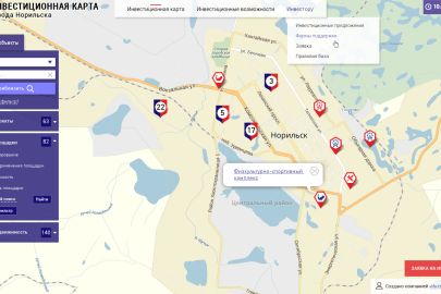 На платформе Фактор-Инвест разрабатывается инвестиционная карта города Норильска