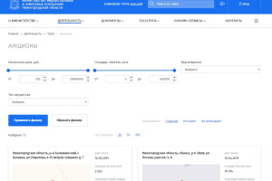Сопровождаем официальный портал министерства имущественных и земельных отношений Нижегородской области