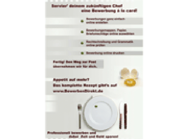 BewerbenDirekt - Плакаты и баннеры для маркетинговых акций