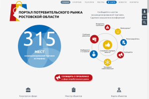 Итоги сопровождения портала потребительного рынка Ростовской области